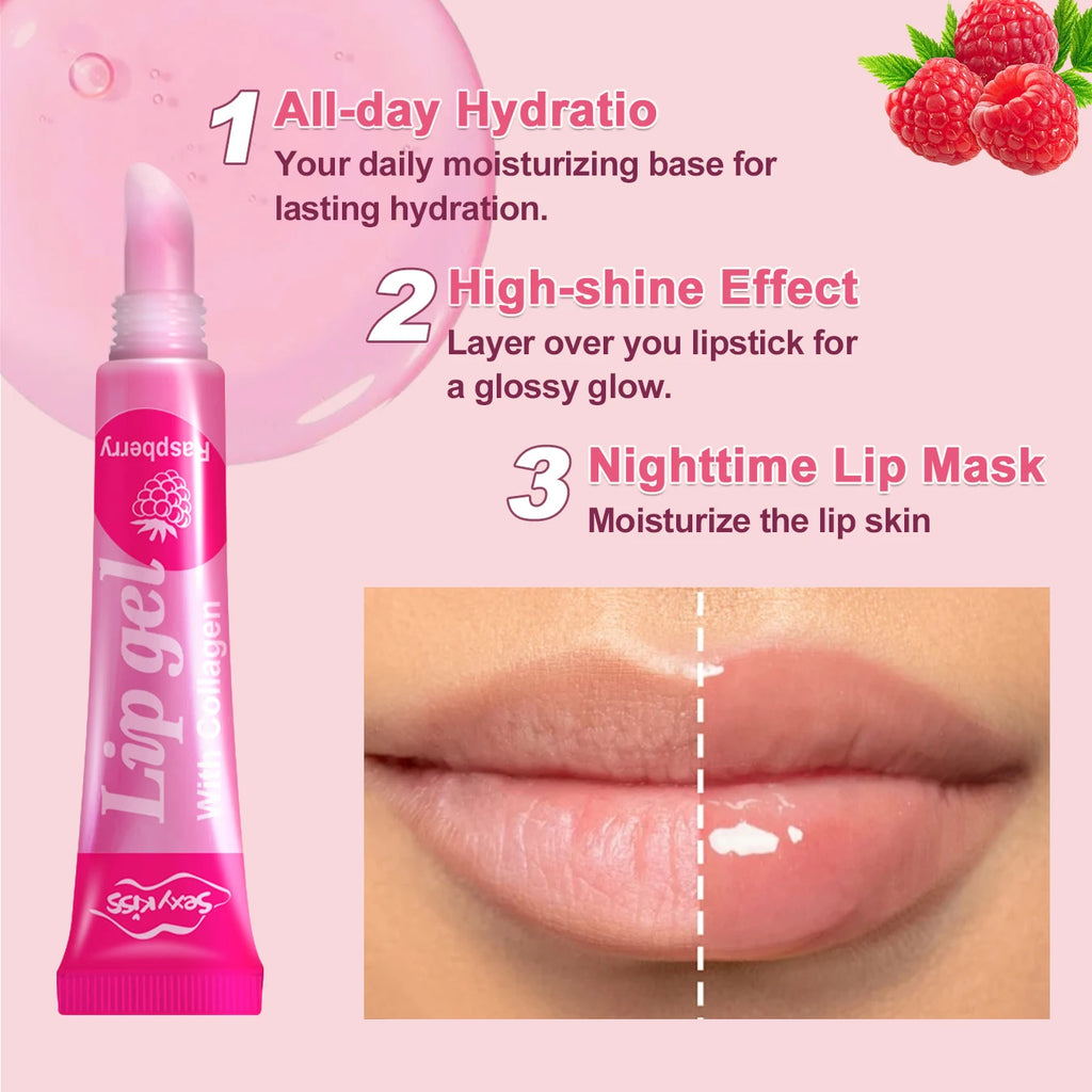 24PCS Luxury Gift Set Lip Balm Jelly Set Hydrating and Glossy for Dry Lips Valentine's Day Gifts Perfect Present for Qme