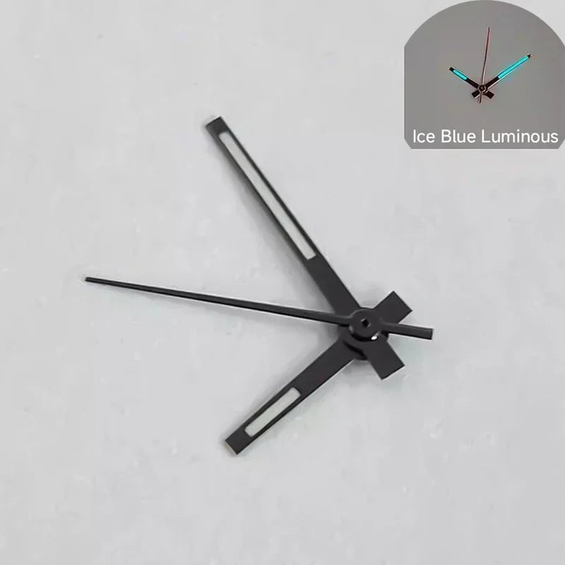 Modified Watch Hands Green Luminous Logbook Needle Silver Gold Rose Watch Accessories for NH35/NH36/4R/7S Movement Qme DUB