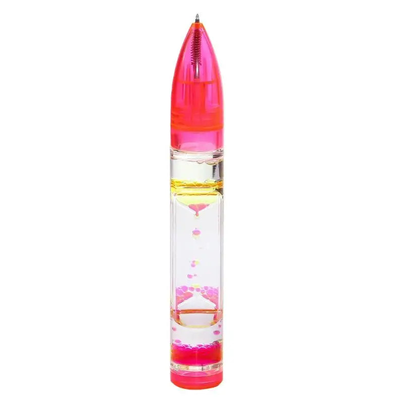 Liquid Motion Bubble Pen-retractable Ballpoint 6 Colors Relief Qme