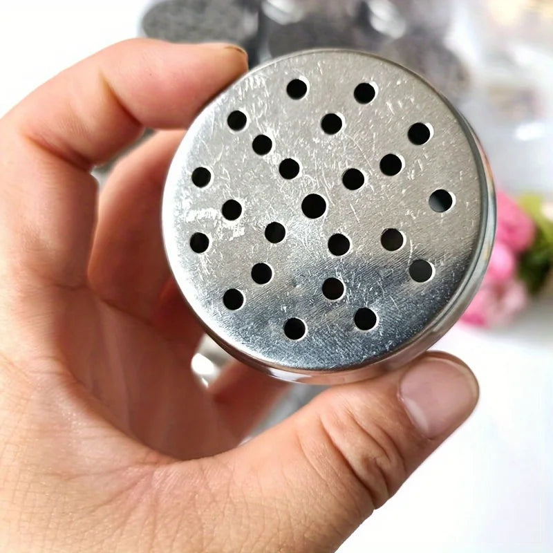 1pc Stainless Steel Seasoning Bottle- Perfect for Seasoning Powder, Pepper Powder, and Toothpicks Qme