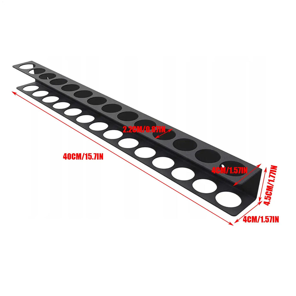 Screwdriver Organizer Steel Plier Mount Hanger Garage Hand Tool Qme