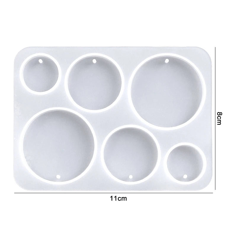 Earring Resin Silicone Molds Pendant Epoxy DIY Craft Women Earrings