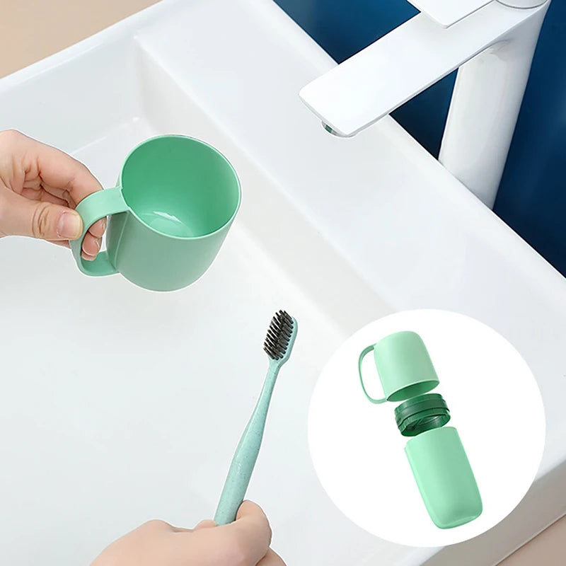 Simple Portable Mouthwash Cup Business Trip Home Camping Acessor Qme