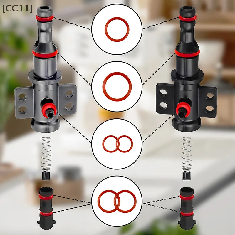 O-ring Seal Silicone Gasket Saeco Coffee Machine Brewing Group Spout Qme