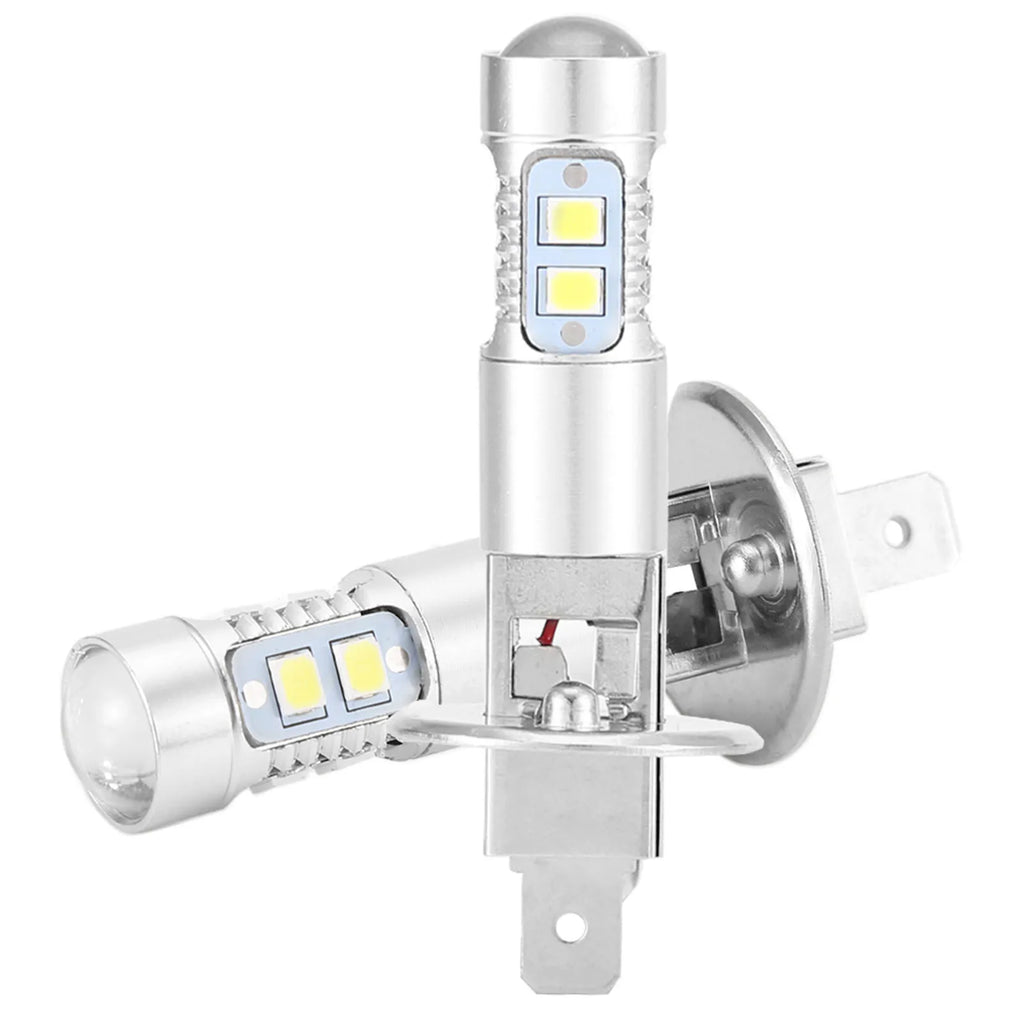 2x H1 6000K Super White 3‑5W LED Fog Light Bulbs Kit Fog Driving Light Fog Driving Light Fog Light Car Fog Light LED Fog Light Qme