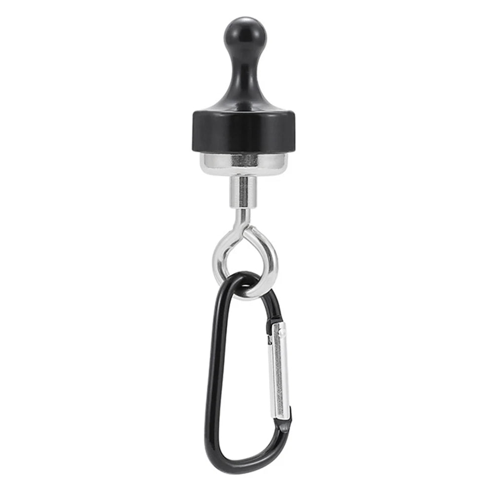 Strong Magnet Hooks Pulling Force Hanging Carabiners Heavy Duty Multipurpose for Outdoor Hanging Camping Light Qme Red