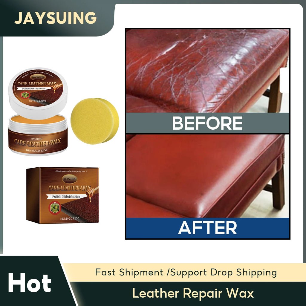 Leather Repair Wax Colorful Car Home Repair Scratch Cracks Sofa Shoes Leather Complementary Refurbishing Leather Polishing Paste Qme