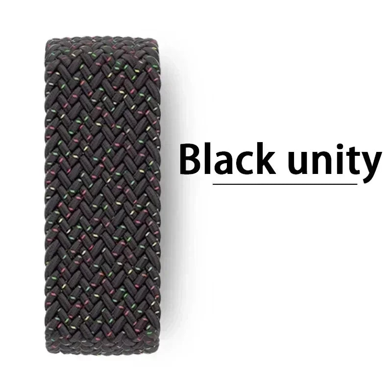 Band For Apple watch Series 10 46mm 42mm 9 7 8 5 SE 6 44mm 45mm 40mm 38 41mm Ultra 49mm bracelet correa Braided Solo Loop Strap Qme