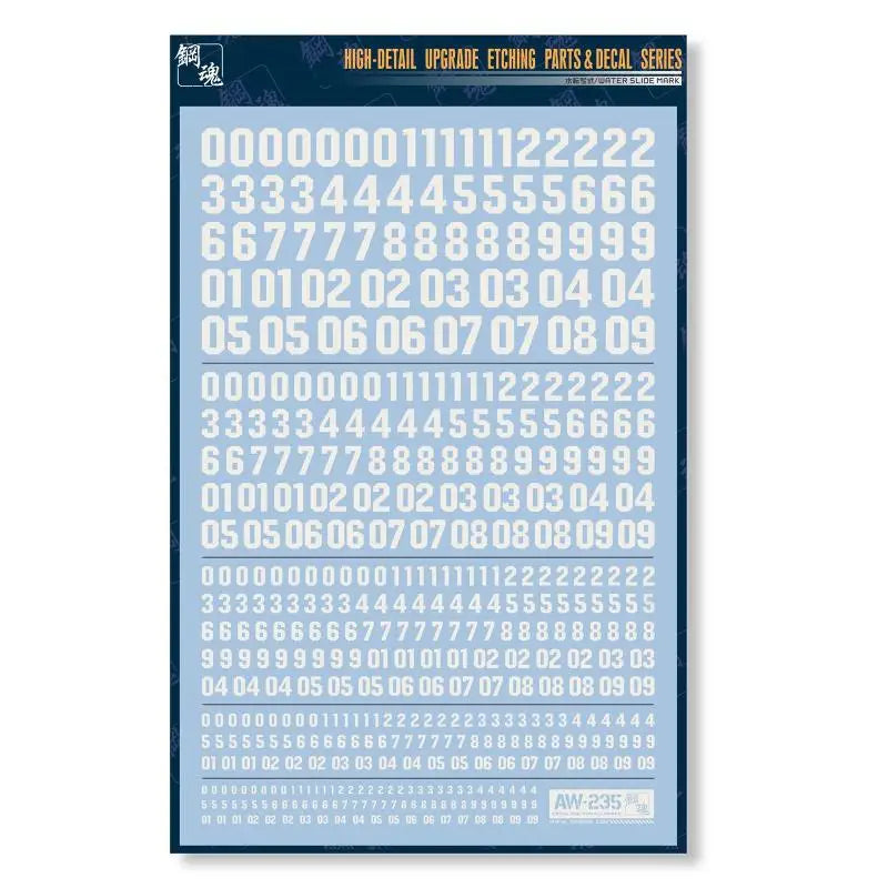 Number Letter Water Decal Stickers Non-toxic Clear Print No Residue Qme A4