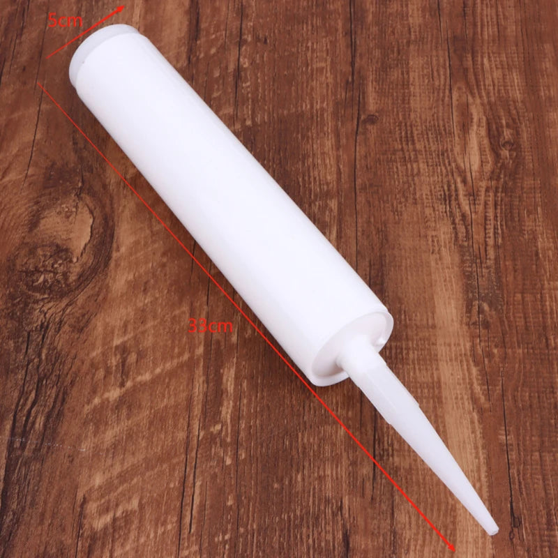 1/3Pcs Caulk Caps Caulking Sealant Tube Empty Tube Refillable Sealant Bottle Tool Home Reusable Squeeze Qme
