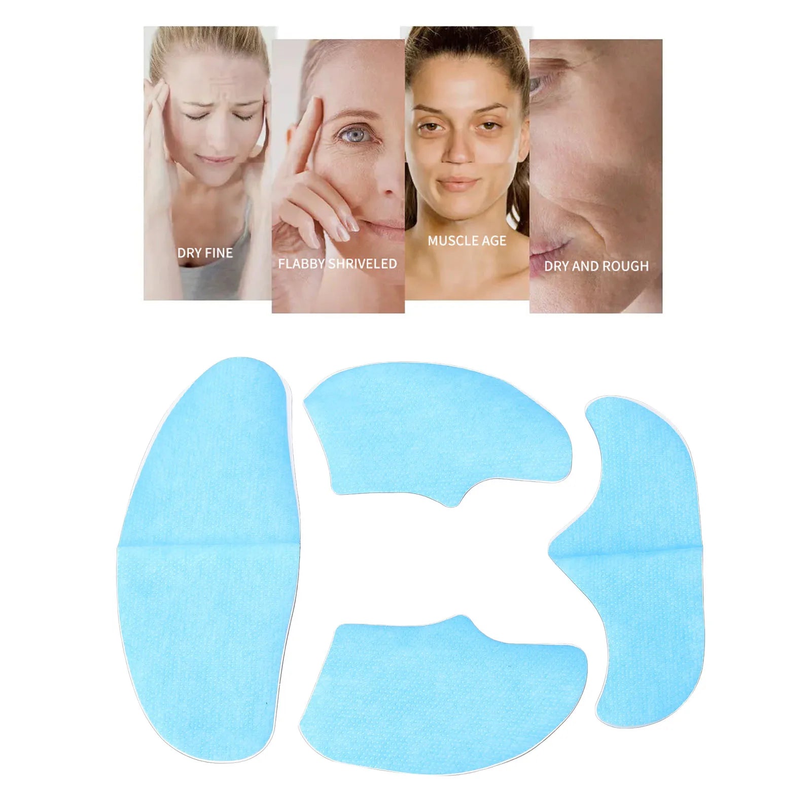 Melting Pure Collagen Films Moisturizing Soluble Collagen Film Penetration 10 Packs Improve Skin Texture for Aging Skin Qme