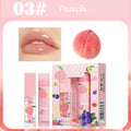 Fruit Lip Oil Lasting Moisturizing Nourishing Lipstick Long-term Care Qme Peach