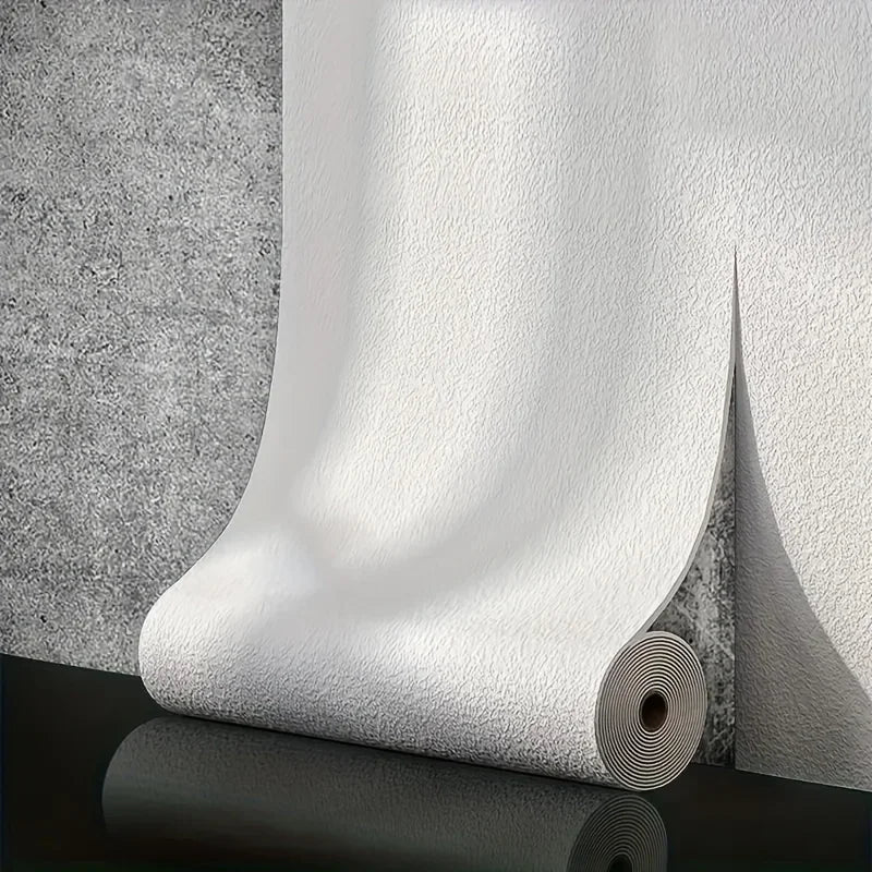 Modern Bedroom Self-adhesive Anti Mold Waterproof DIY Wall Sticker Qme White 50cmX280cm