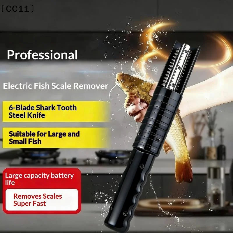Fish Scale Machine Handheld Electric Scraper Wireless Waterproof Qme