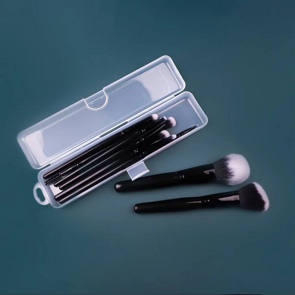 Makeup brush storage box, travel makeup brush case, makeup brush container, storage box Qme