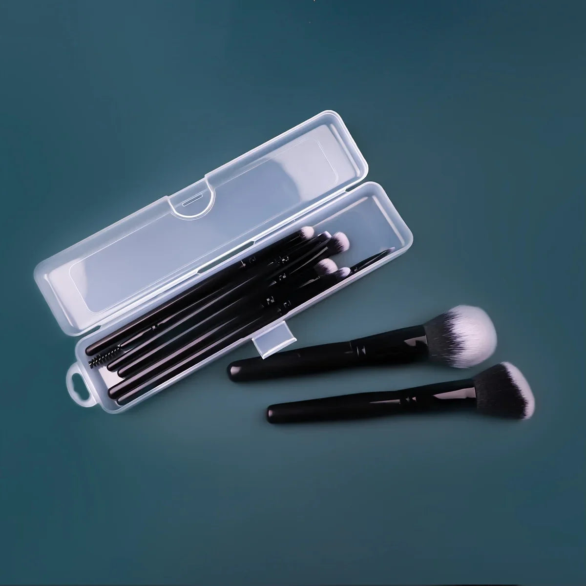 Makeup brush storage box, travel makeup brush case, makeup brush container, storage box Qme