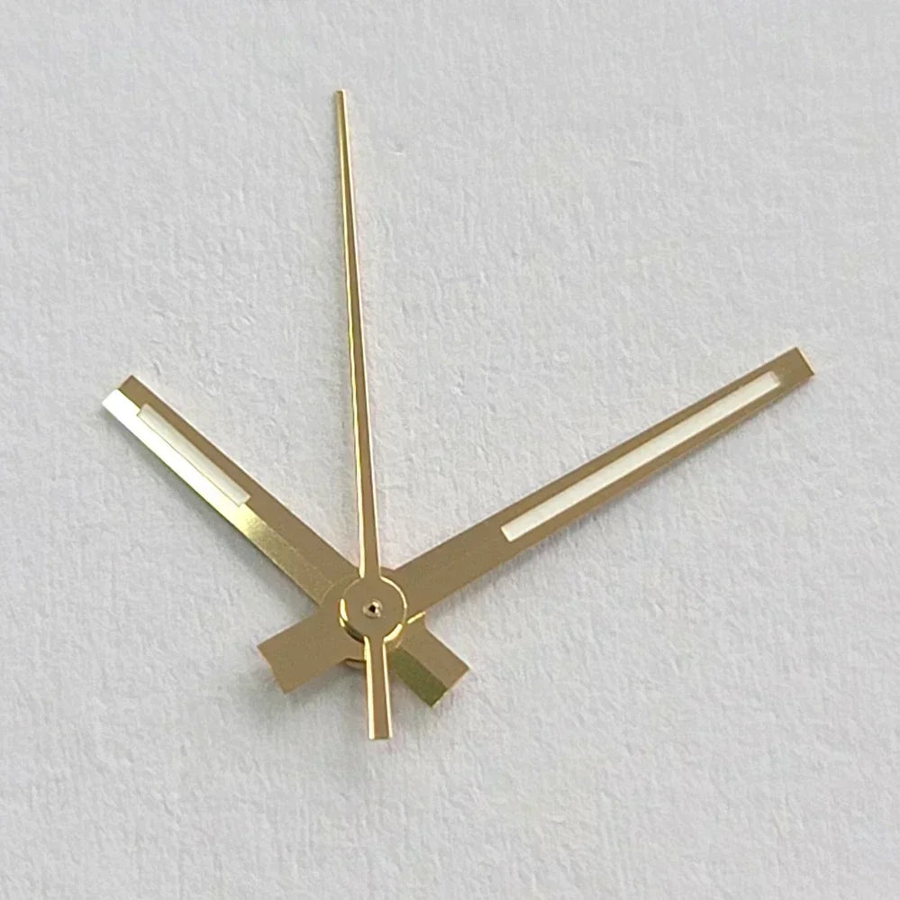 Modified Watch Hands Green Luminous Logbook Needle Silver Gold Rose Watch Accessories for NH35/NH36/4R/7S Movement Qme