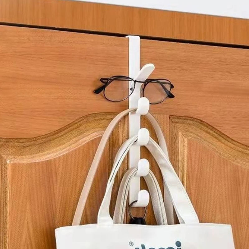 1 cabinet, wardrobe door hook, door hook, non perforated cabinet storage hanger, clothes hook Qme