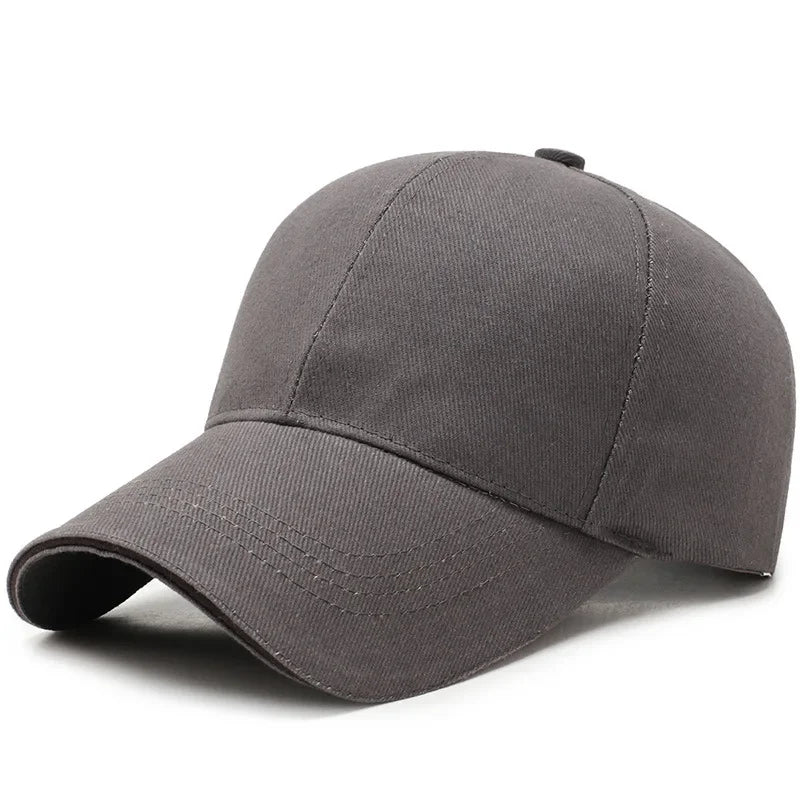 2pcs Cotton Baseball Cap for Women and Men Fashion Snapback Cap Unisex Hip Hop Hats Embroidery Summer Sun Hats Gorras Dad Hat Qme Gray