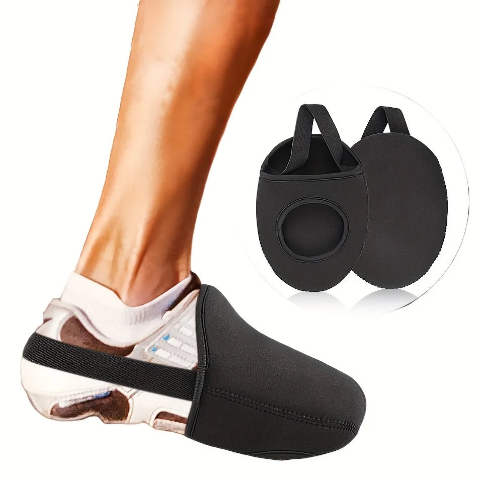 Cycling Shoe Covers: Protect Your Riding Shoes from the Elements - 1 Pair Qme Black