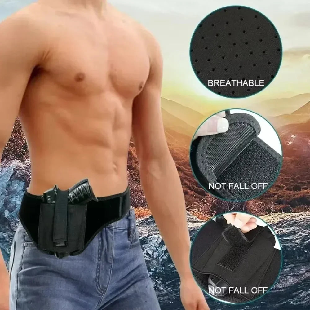Outdoor Gun Holster Multifunctional Concealed Carrying Waist Qme