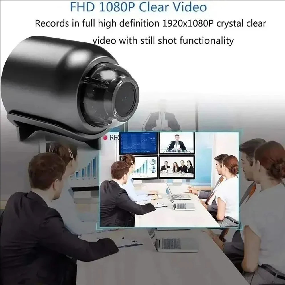 2.4G WiFi Camera Small Remote Monitoring Wireless Survival Camera Home Security Small Night Vision Network Camera Qme
