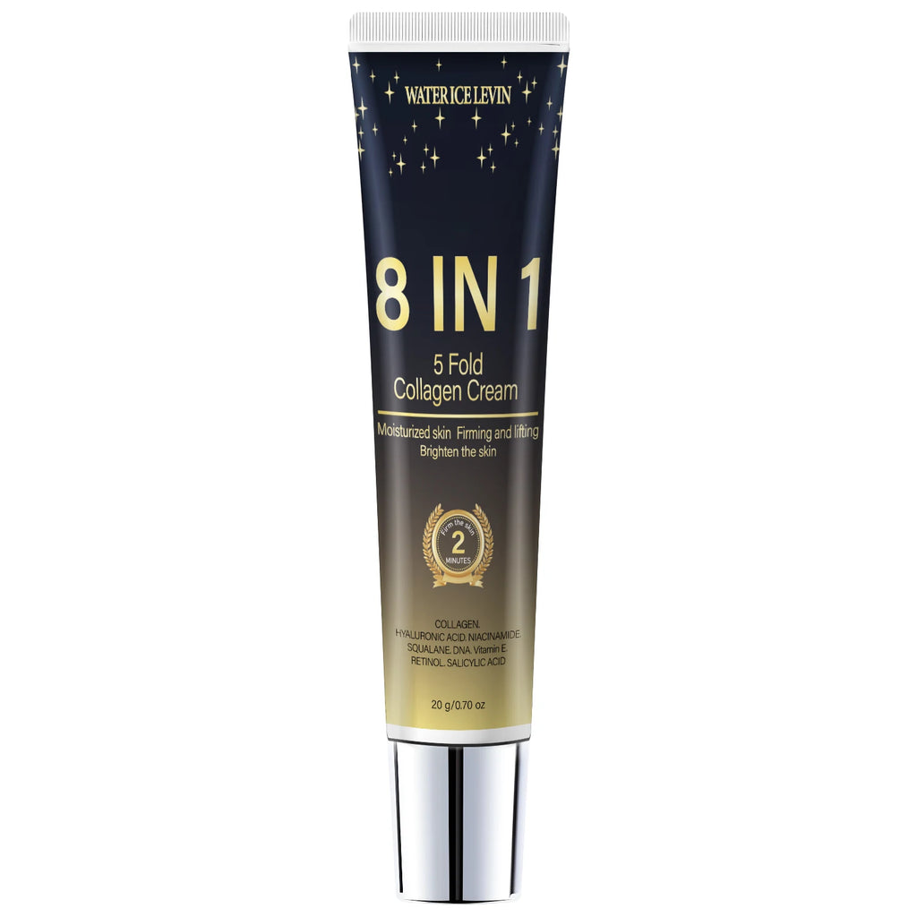 8 in 1 Multi-effect Collagen Cream, Daily Hydrating Formula for Firm, Bright, Youthful Skin Qme WHITE 20g