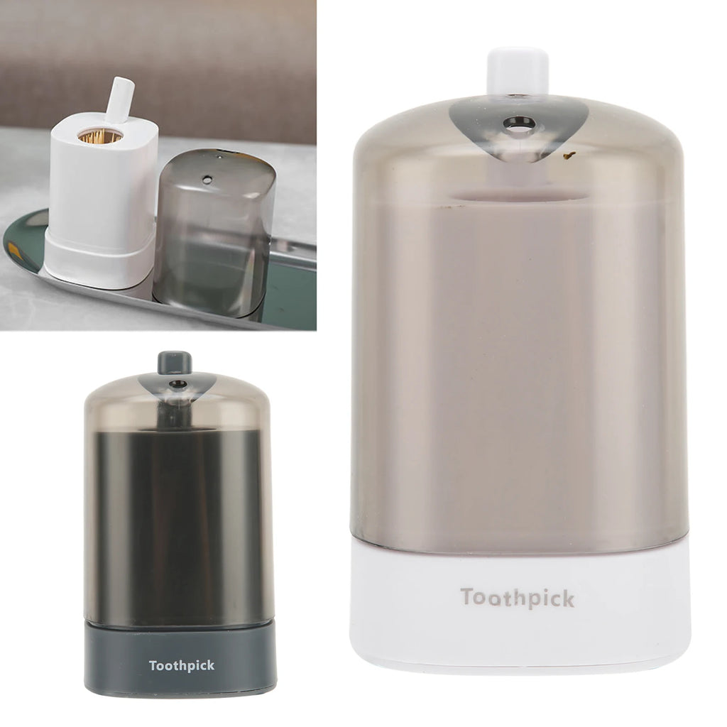 Toothpick Holder Thickening Automatic Toothpick Dispenser for Kitchen Restaurant Toothpick Storage Container Toothpicks Holder Qme