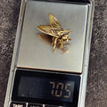 Miniature Statue Metal Insects Animal Figurine Mini Brass Fly Insect Qme one size