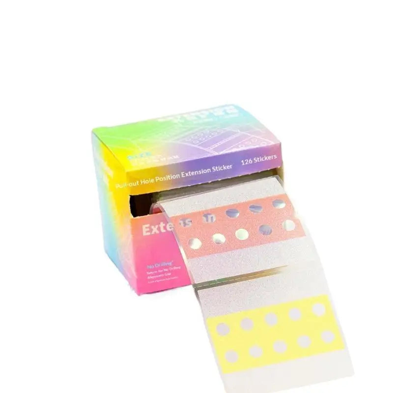 Pearl Hole Expansion Reinforcement Stickers Self-adhesive Durable Qme