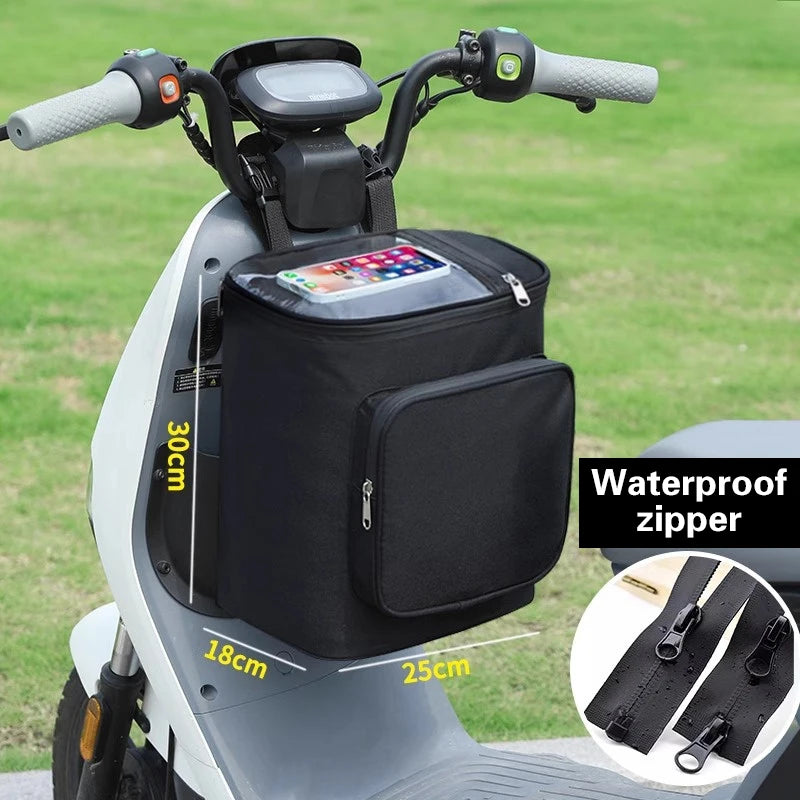Electric Bicycle Travel Bag Waterproof Motorcycle Cargo Carrying Heat Qme
