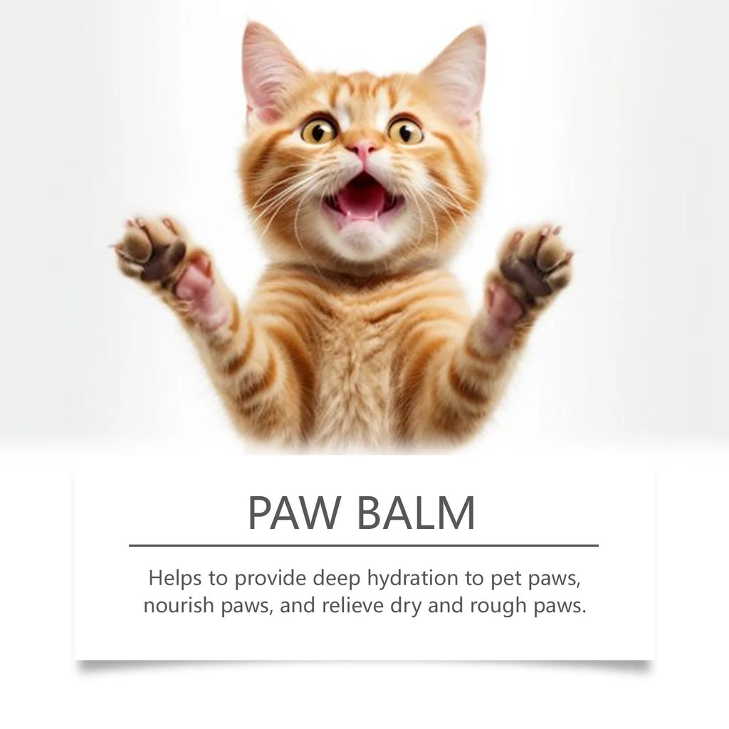 Pet Paw Balm Noses Paws Moisturizer Repair Dry Cracked Cat Foot Care Protector Lick Safe Repair Dry Cracked Dog Care Supplies Qme