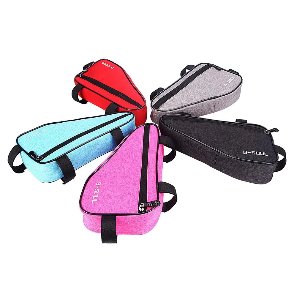Waterproof Bicycle Bag Triangle Bike Bag Front Tube Frame Bag Mountain Bike Triangle Pouch Frame Holder Bicycle Accessories Qme