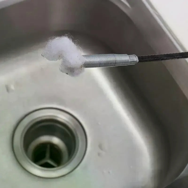 Stainless Steel Drain Clog Remover With Four Claw Grab Design And Easy Grip Handle For Kitchen Bathroom Sink Pipe Unclogging Qme