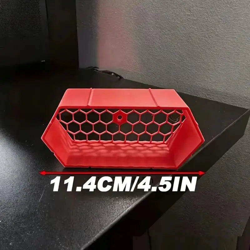 Car Model Display Stand Multi-Layer Durable Plastic Display Cabinet Storage Rack For Collectors Wall-Mounted Car Display Box Qme Red
