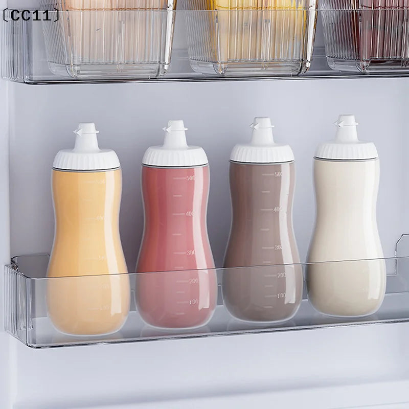 Large Squeeze Condiment Bottles Nozzles Ketchup BBQ Sauces Olive Oil Qme Default Title