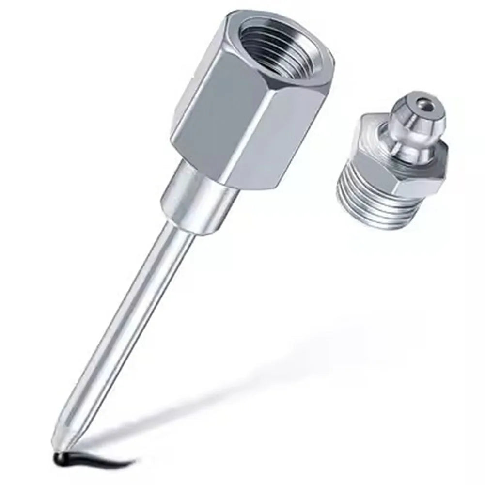 1 Pc Grease Injector Needle Fitting Holder Joints Bearings Grease Needle Adapter Fit For Metal Parts High Speed Steel Qme Default Title