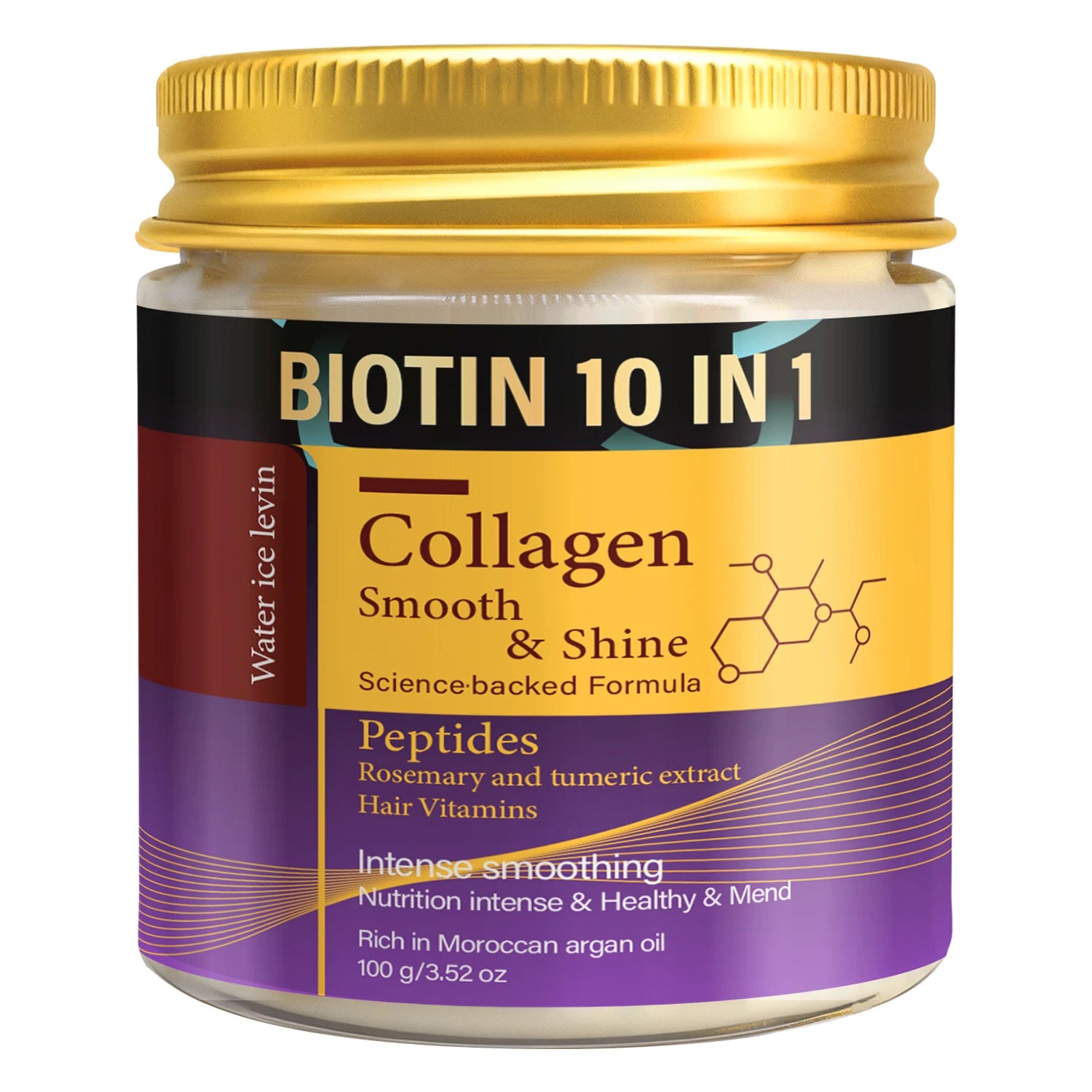 Collagen & Keratin Hair Mask - Biotin 10-in-1 Formula for Smooth, Shiny & Repaired Hair Qme Nourishing