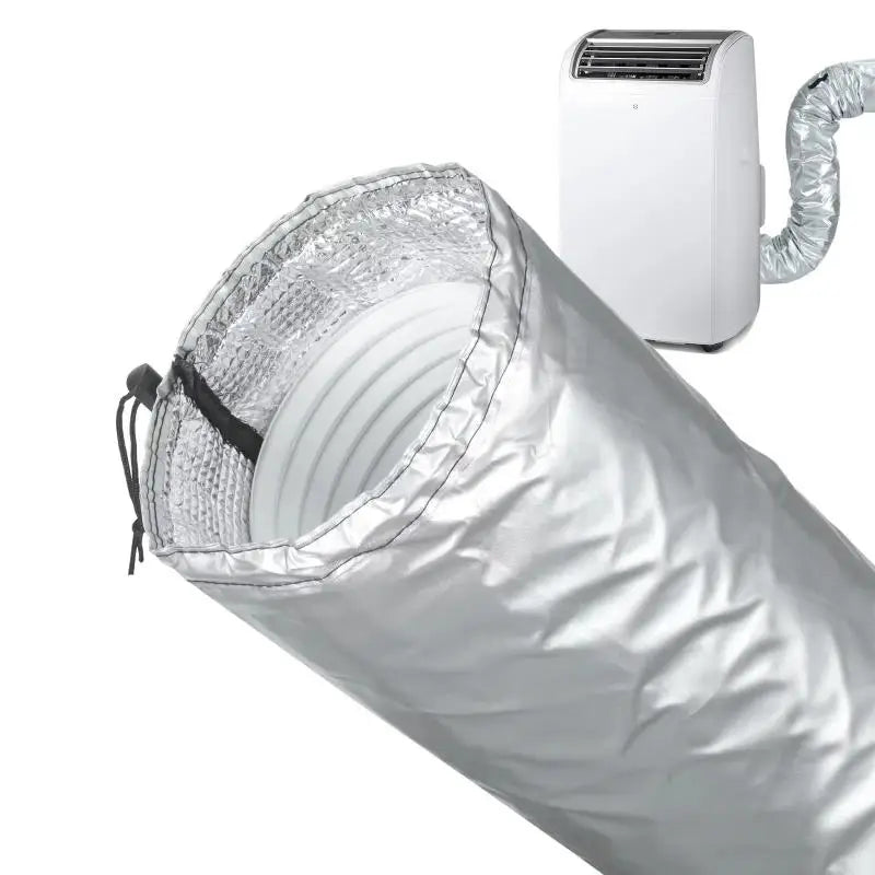 Air Conditioning Hose Cover for 5-5.9-inch Exhaust Hose AC Exhaust Pipe Sleeve Heat Insulation Dustproof Protective Cover Qme