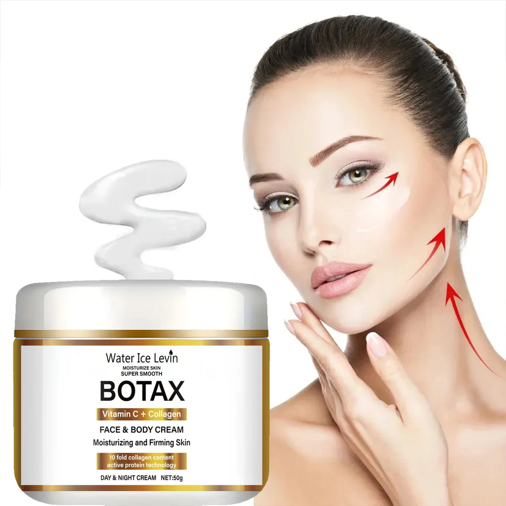 Niacinamide Collagen Cream, Firming Facial Moisturizing Cream, Day and Night Use, Containing Vitamin C, Moisturizing and Nourishing Sensitive Skin Qme