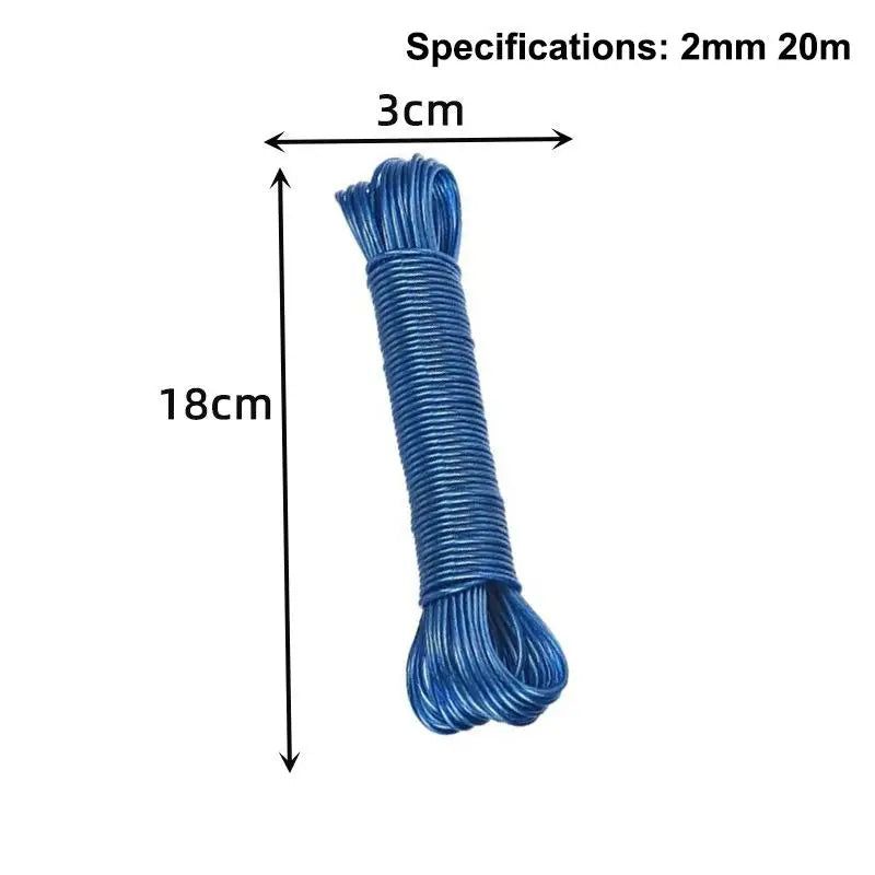 Portable Clothesline 10 20 30 50M Garden Camping Travel Clothes