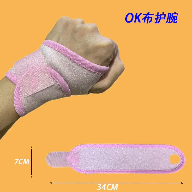 Wrist Sprain Tendon Sheath Joint Strain Maintenance Fixer Tennis Qme Pink