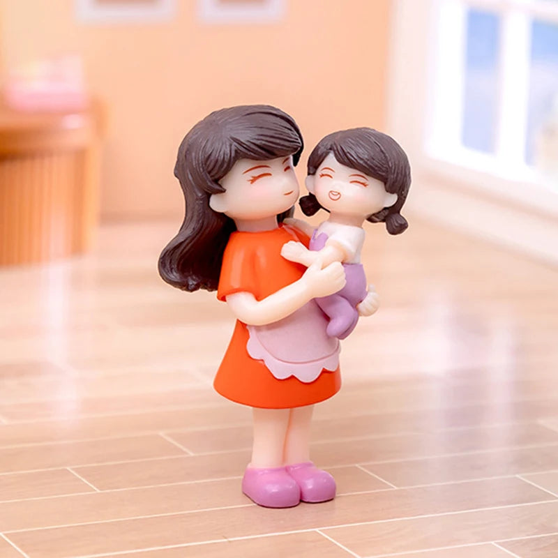 DIY Home Desktop Decoration Ornaments Miniatures Figurines Mother's Qme