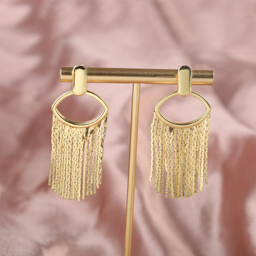 6 Styles New Design Round Exaggerated Drop Earrings Hip Hop Zirconia Jewelry Earrings Personalized Party Gifts for women Girls Qme