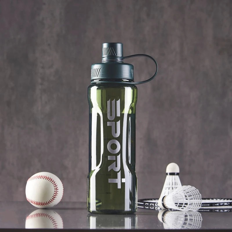 Sports Water Bottle Large Capacity Plastic Cup Leak-proof Home Outdoor Qme