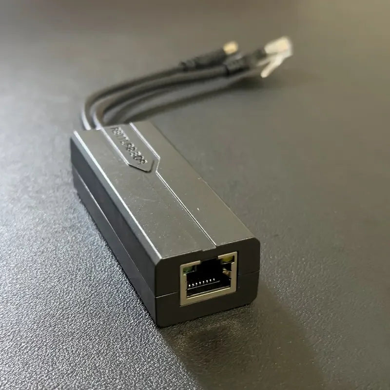 POE Splitter 48V to 12V Isolation Type Ethernet RJ45 Port Camera Power Supply Module for IP Security Surveillance Systems Qme