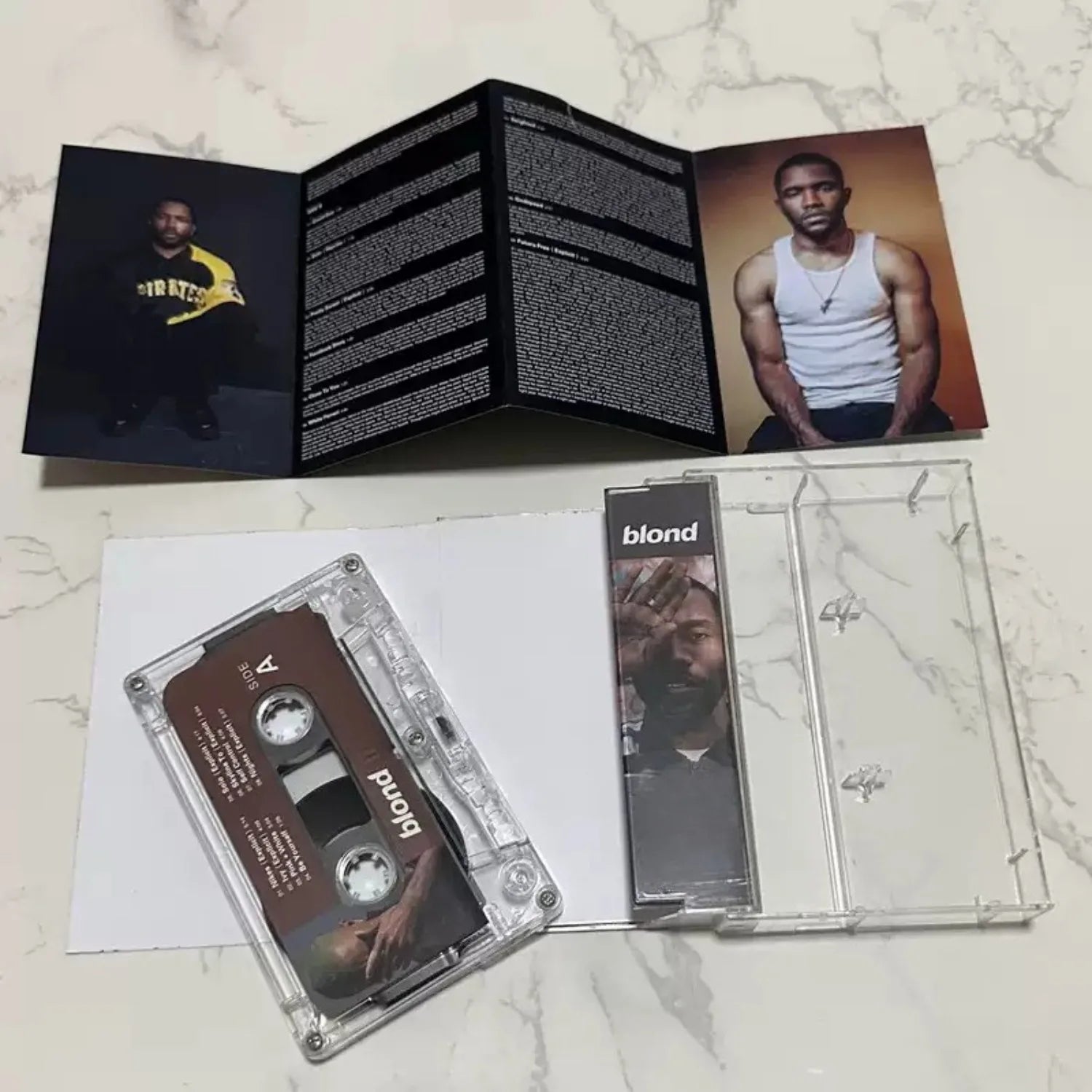 Retro R&B Music Cassette Tape, Portrait Photography Themed Cover, Emotional Narrative Track Collection，for Retro Music Lovers Qme