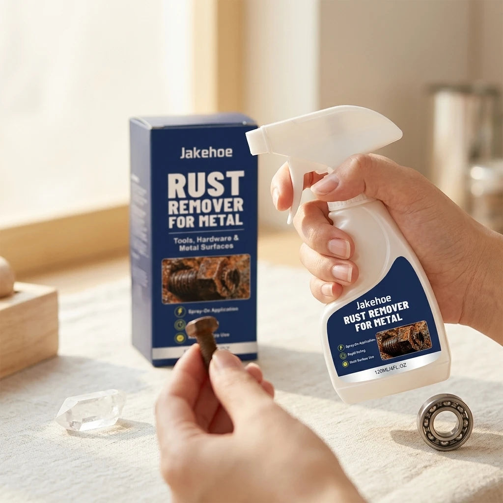 Metal Rust Removing Spray Eliminating Rust Stains Restoring Metal Shine Prevent Rust Fast Acting Daily Metal Surface Maintenance Qme