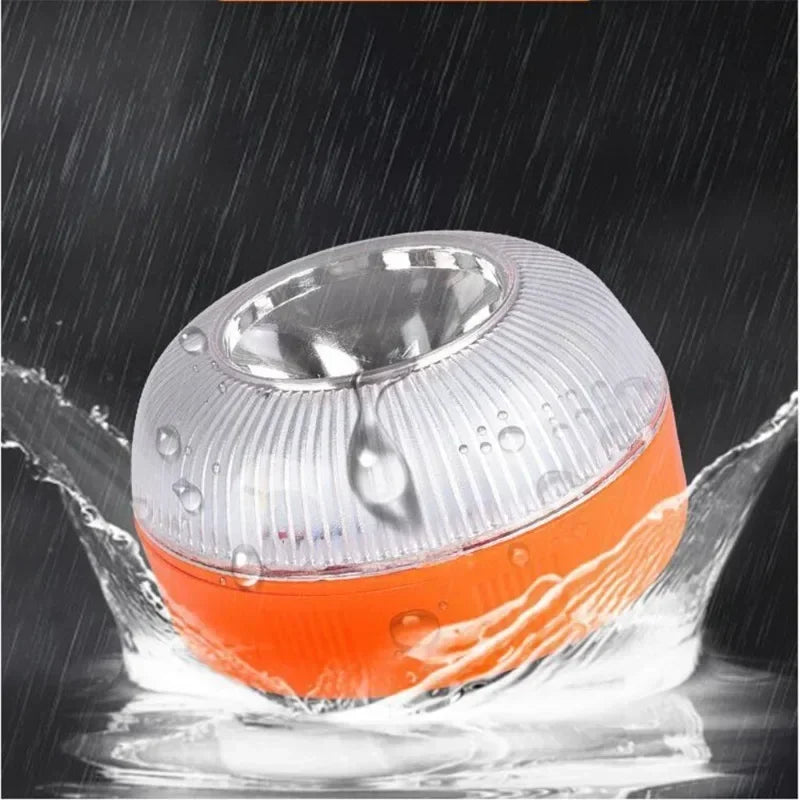 Emergency Road Accident Car Light, Homologated, Approved, Magnetic Induction Strobe Flashing Warning Light Qme