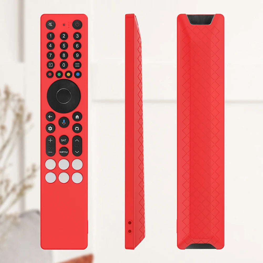 For TCL RC833A Remote Control Protect Case with Lanyard Drop-Proof RC Cover Anti-Slip Television RC Shell Smart TV Accessories Qme